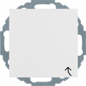 Штепсельная розетка SCHUKO с откидной крышкой цвет: полярная белизна, матовый Berker S.1/B.1/B.3/B.7